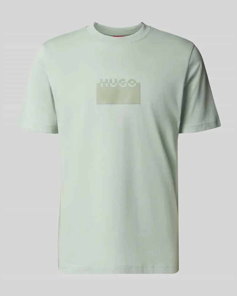 HUGO BOSS Regular Fit T-Shirt aus Baumwoll-Jersey Modell 'DELASTIO 