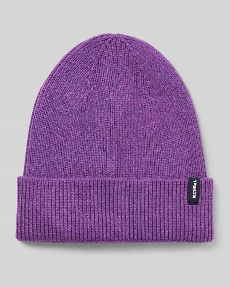 McNeal Mütze mit Label-Patch Violett