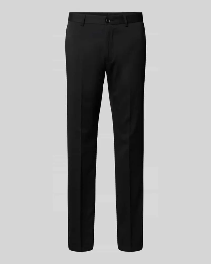S.Oliver Regular Fit Anzughose mit Viskose-Anteil Black