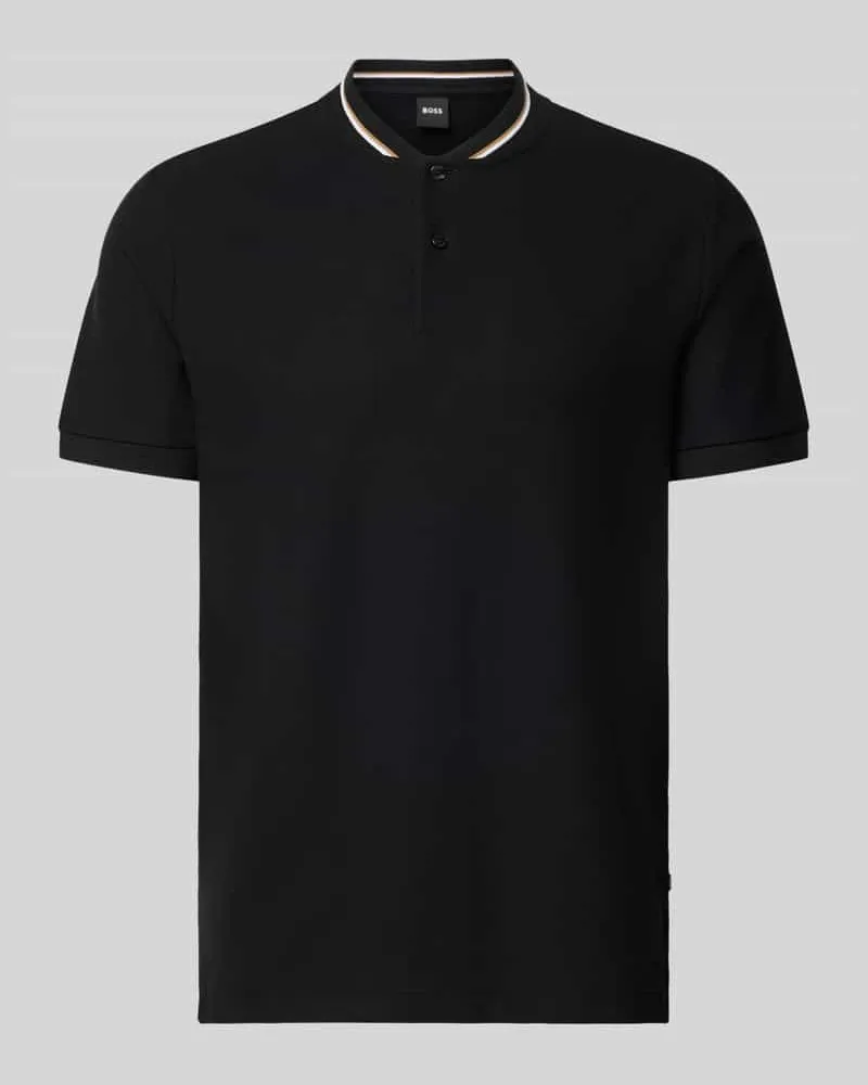 HUGO BOSS Regular Fit Poloshirt aus einer Baumwolle C-PRATT40 Black