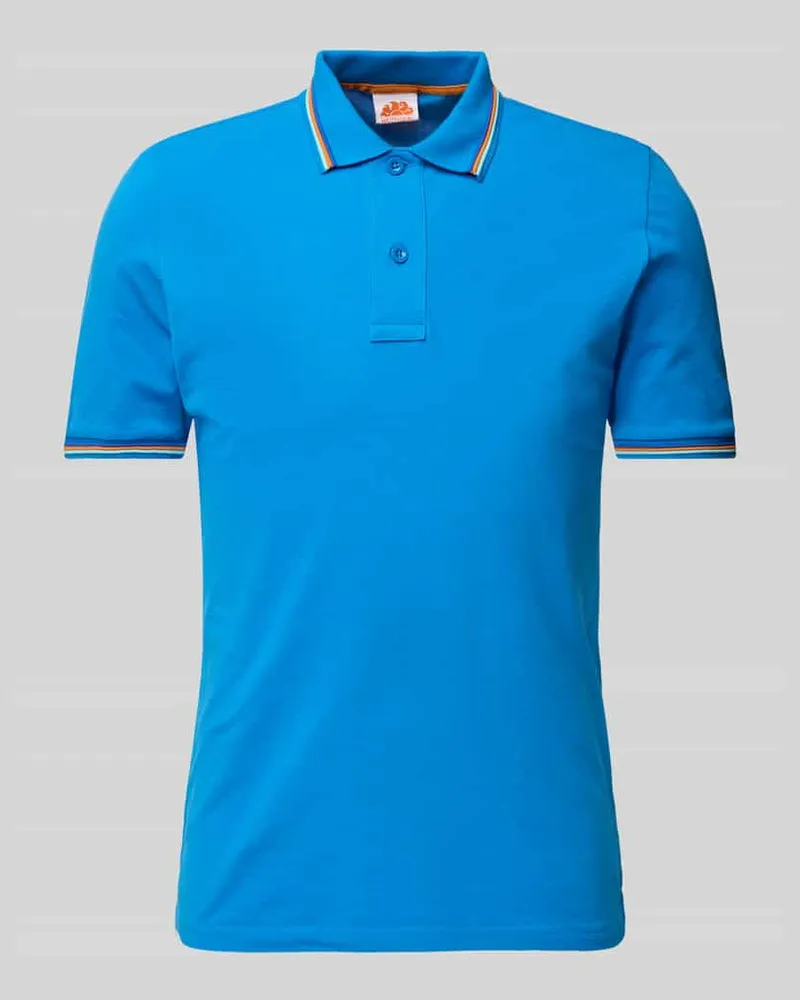 Sundek Poloshirt mit kurzer Knopfleiste Modell 'Brice 