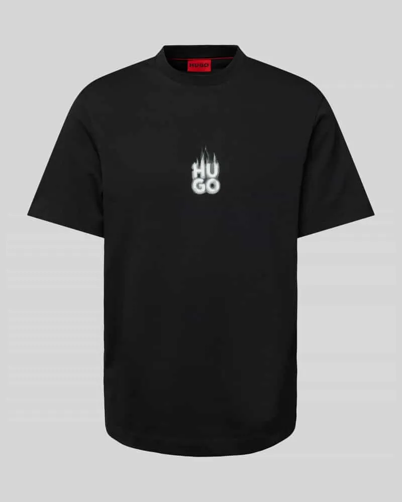 HUGO BOSS T-Shirt mit Label-Print Modell 'Dalsar 