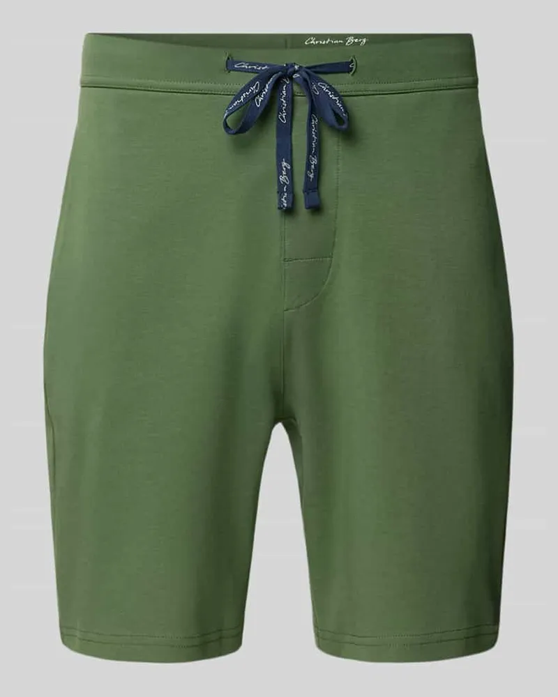 Christian Berg Regular Fit Sweatshorts mit Tunnelzug 