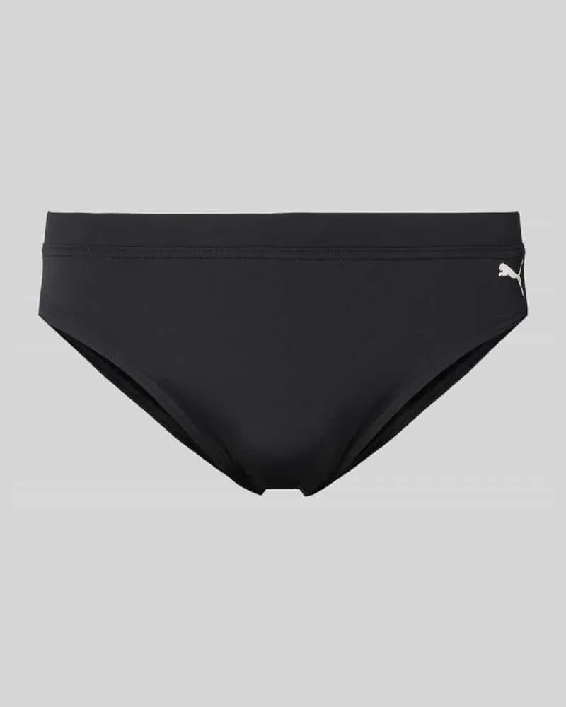 Puma Badehose mit Logo-Print 