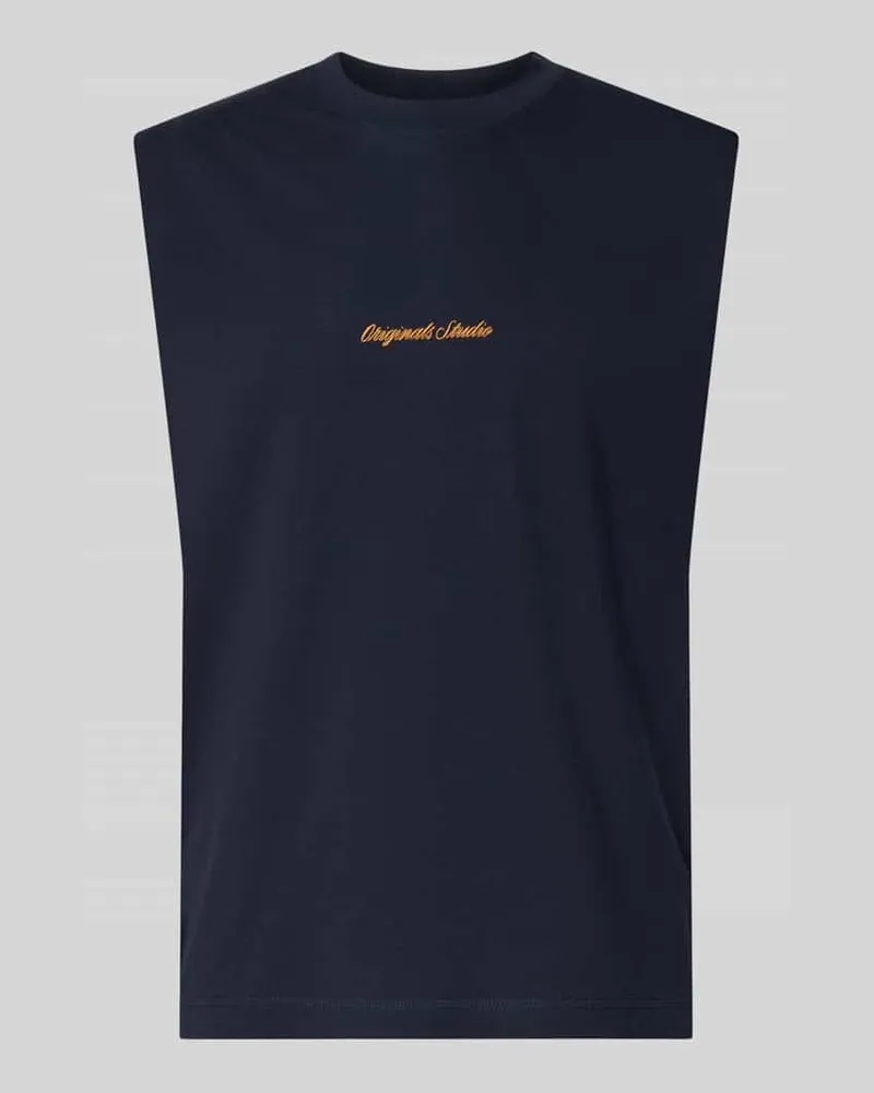 Jack & Jones T-Shirt mit Stitching Marine