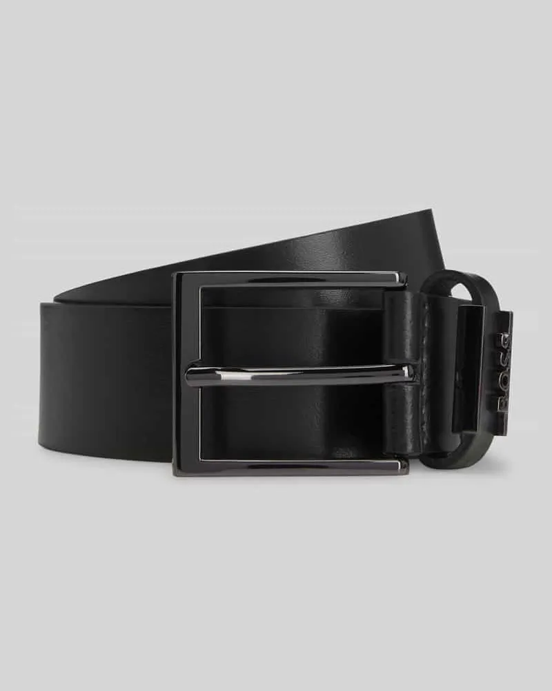 HUGO BOSS Gürtel aus echtem Rindsleder Modell 'COLE-ANT Black