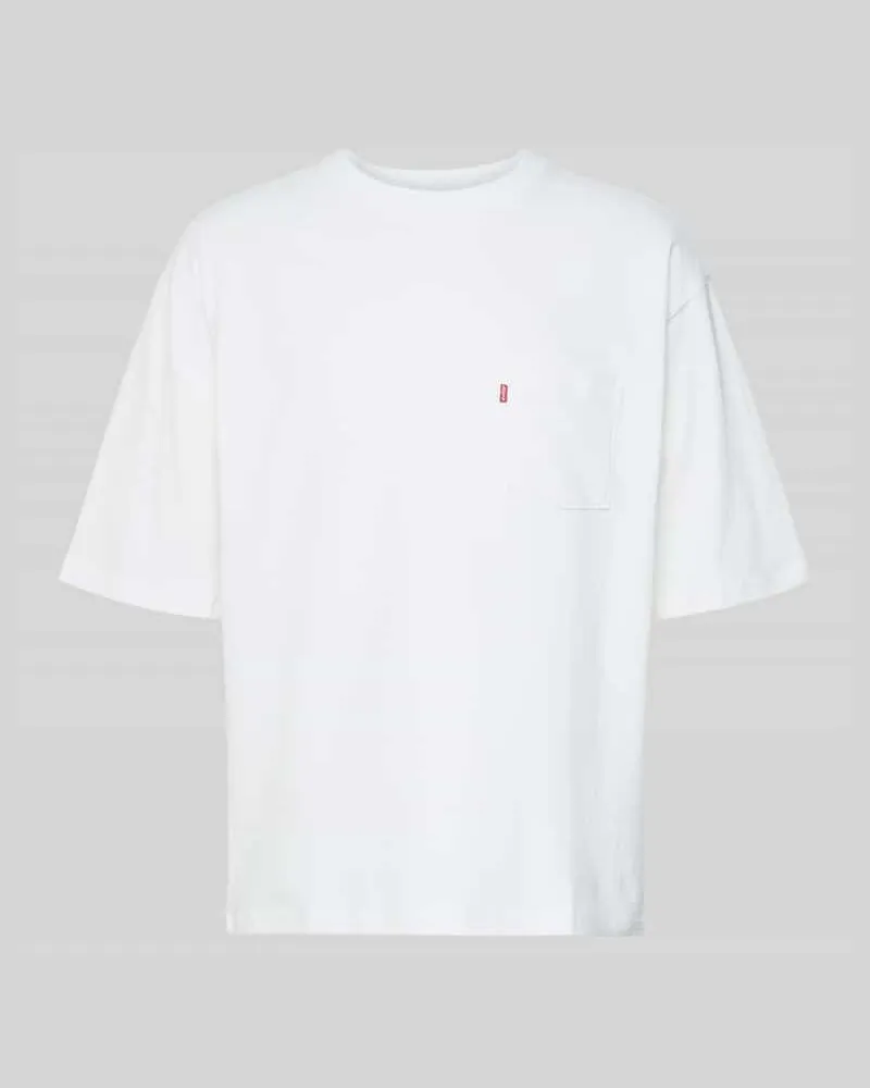 Levi's Loose Fit T-Shirt aus reiner Baumwolle Weiss