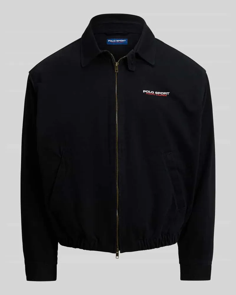 Ralph Lauren Regular Fit Blouson aus reiner Baumwolle Black