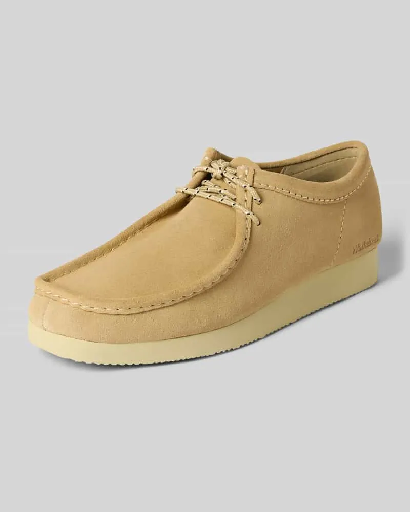 Clarks Loafer mit Statement-Prägung Modell 'Wallabee Sand