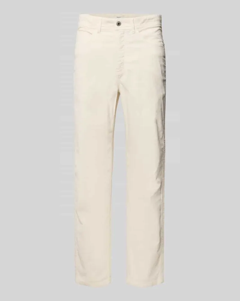 Pepe Jeans Slim Fit Cordhose aus Baumwoll-Mix Offwhite