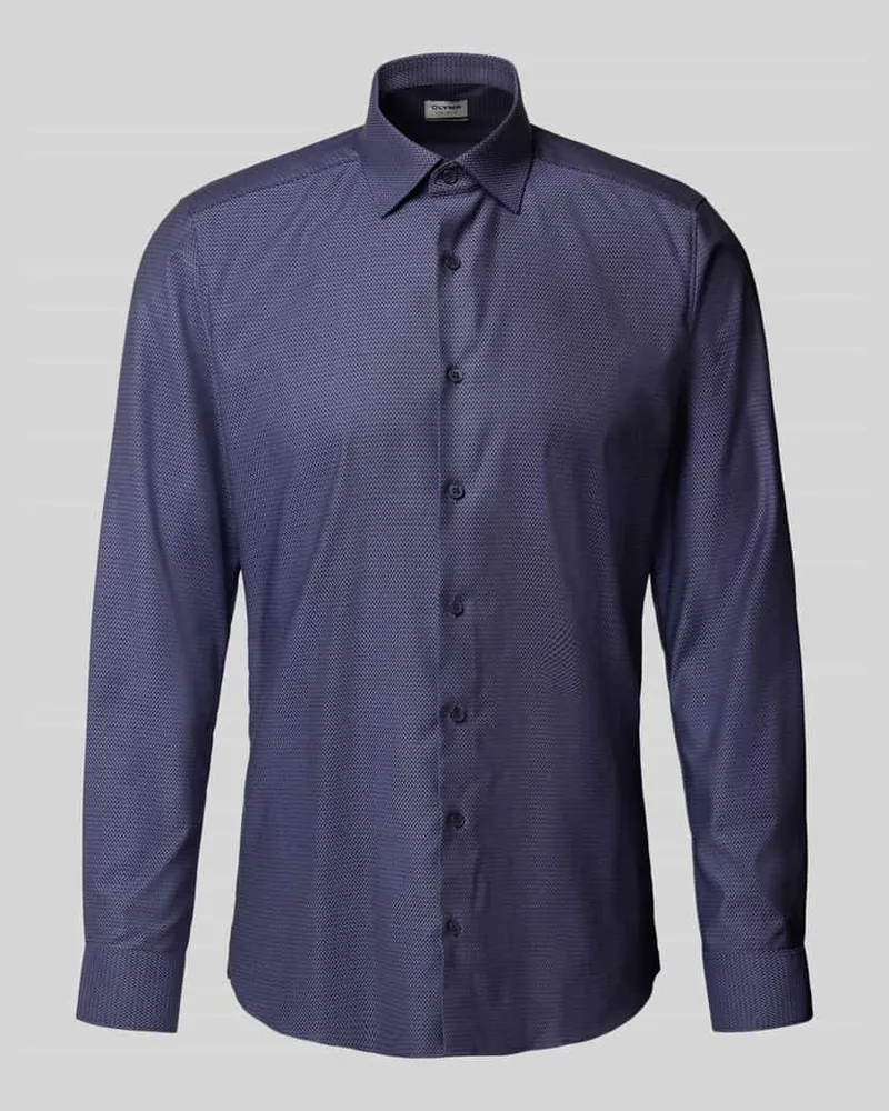 Olymp Slim Fit Business-Hemd mit Kentkragen 