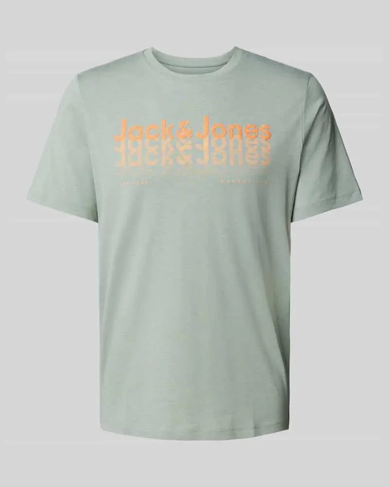 Jack & Jones T-Shirt mit Label-Print Modell 'TEX 