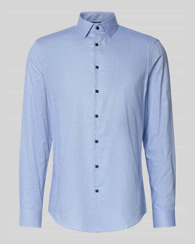 JAKE*S Slim Fit Business-Hemd mit Kentkragen 