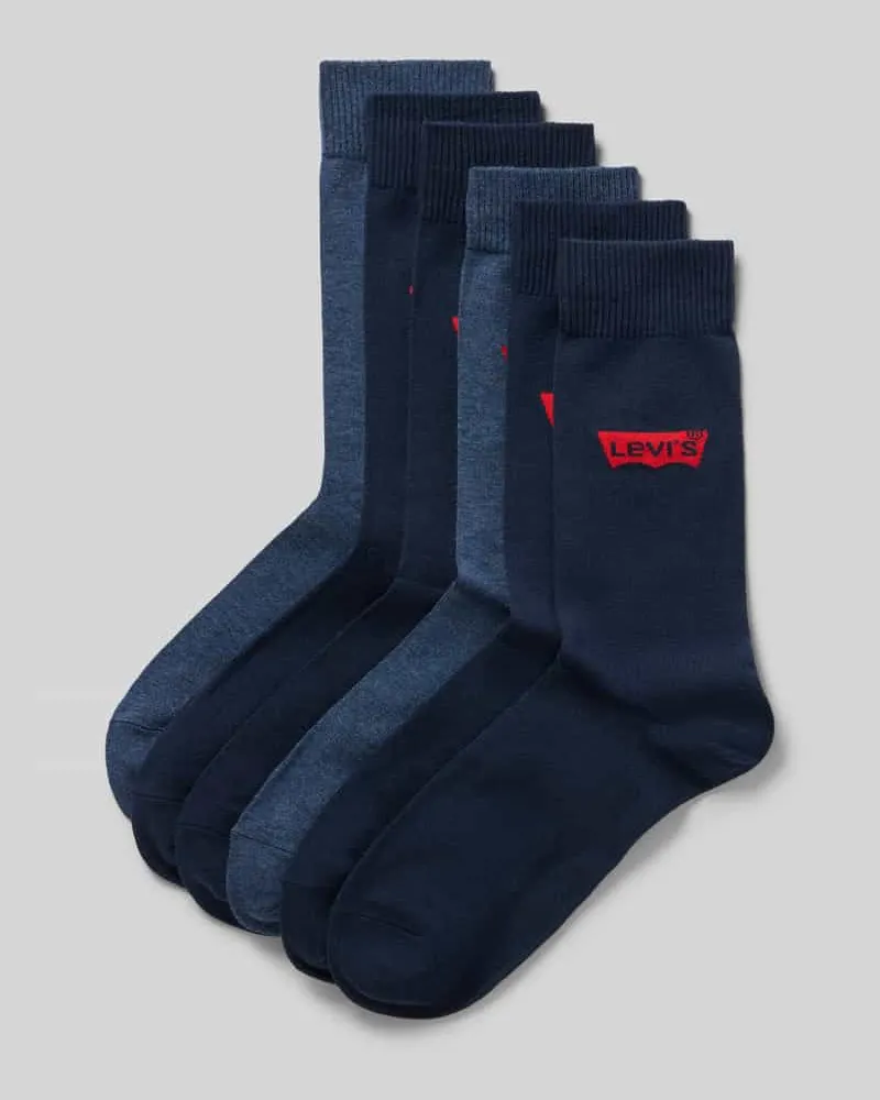 Levi's Socken aus Baumwoll-Mix im 6er-Pack Jeansblau