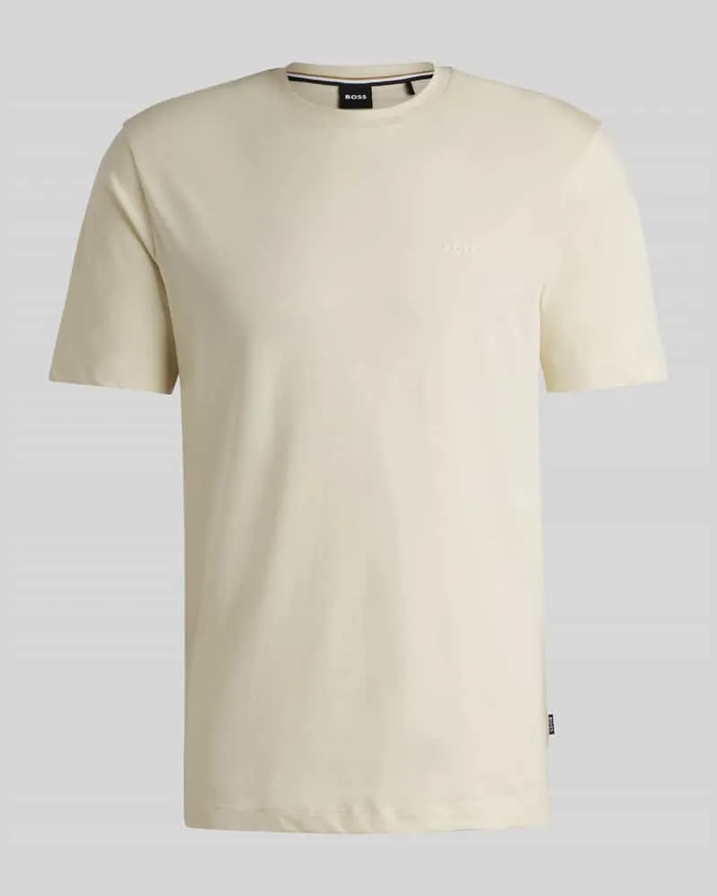 HUGO BOSS Regular Fit T-Shirt aus reiner Baumwolle Modell 'THOMPSON Offwhite