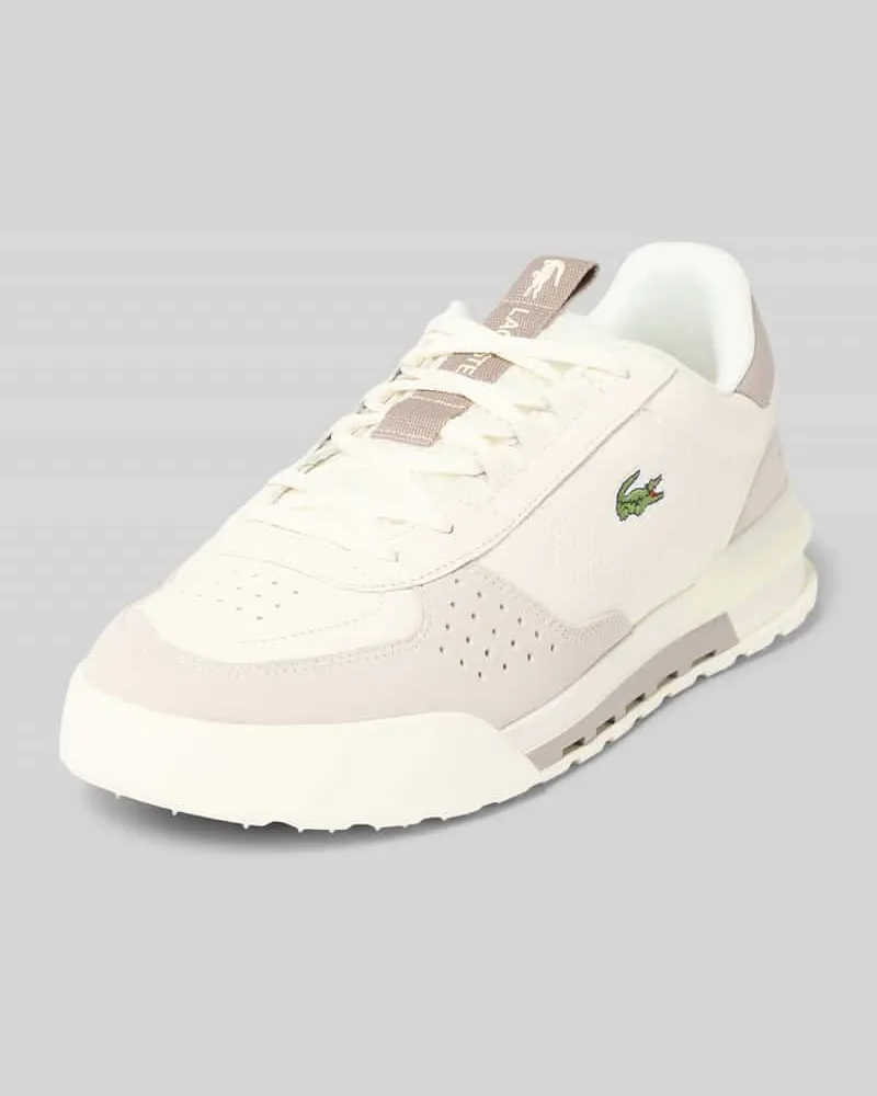 Lacoste Sneaker aus echtem Rindsleder Beige