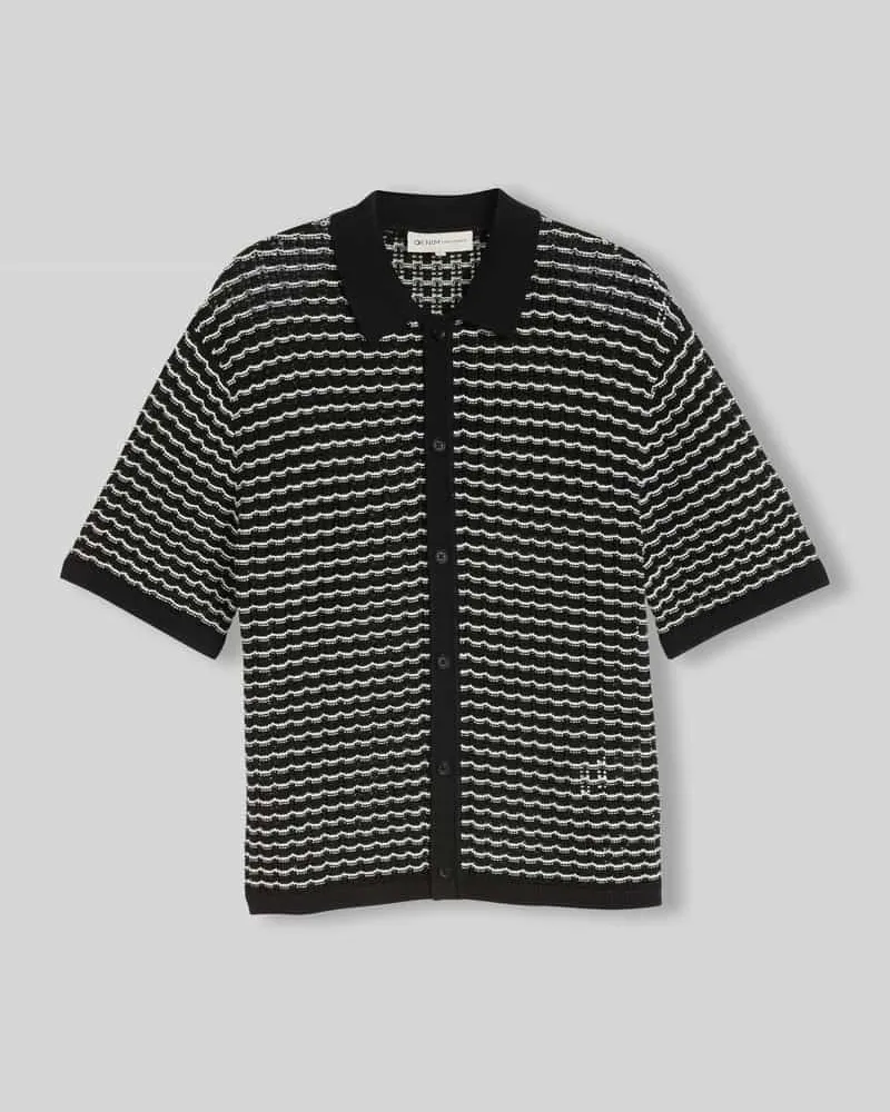Tom Tailor Regular Fit Poloshirt aus Baumwoll-Mix Black