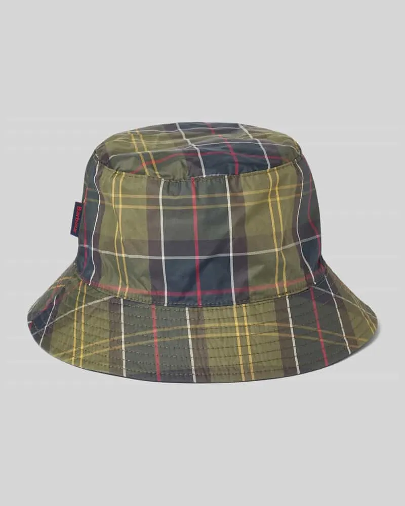 Barbour Fischerhut mit Label-Detail 