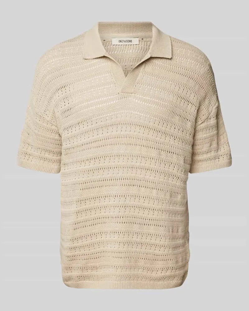 Only & Sons Poloshirt mit Strukturmuster Modell 'GRAYSON 