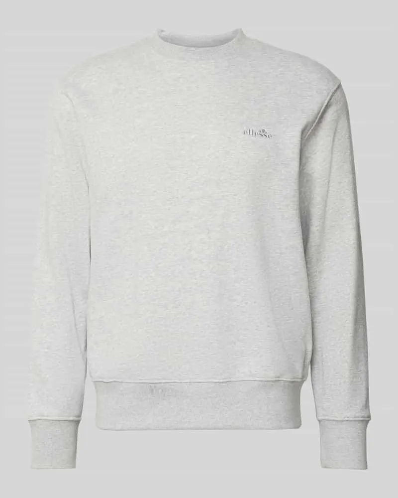 Ellesse Sweatshirt mit Rundhalsausschnitt Modell 'CORCOLLE Hellgrau