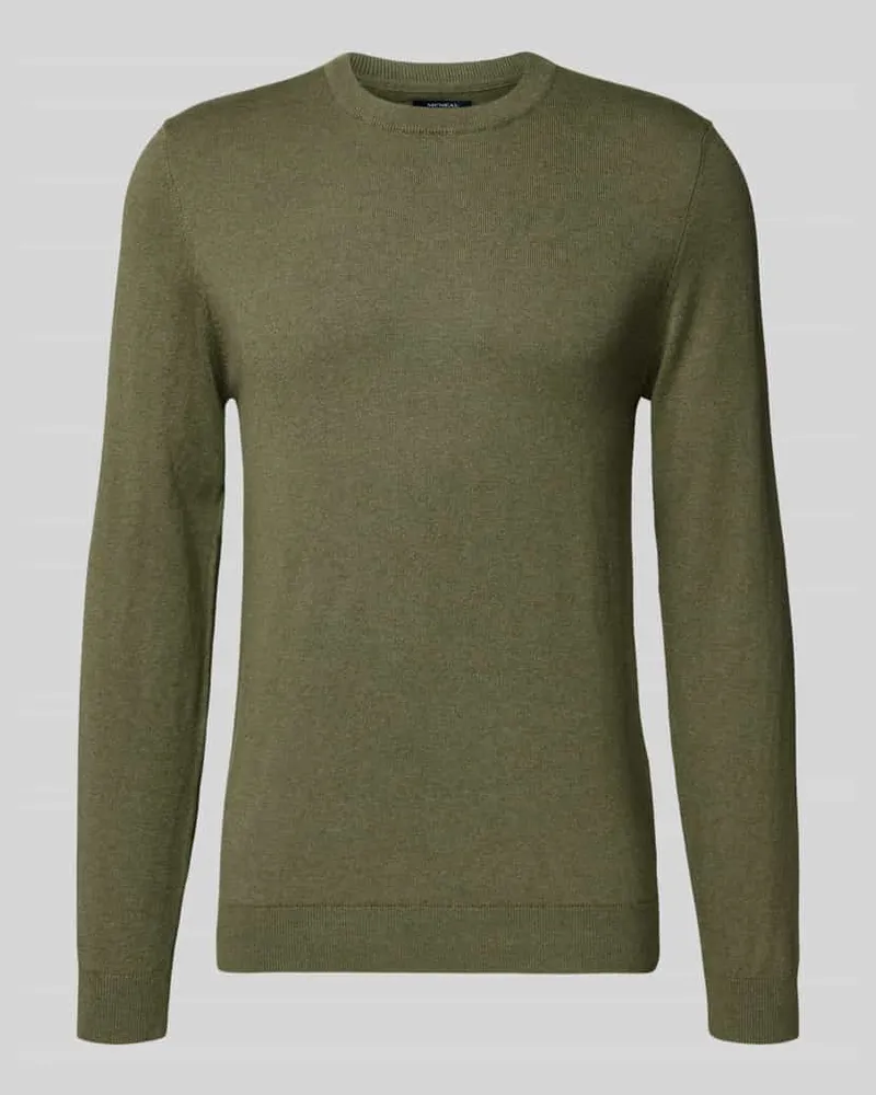 McNeal Strickpullover mit gerippten Abschlüssen 