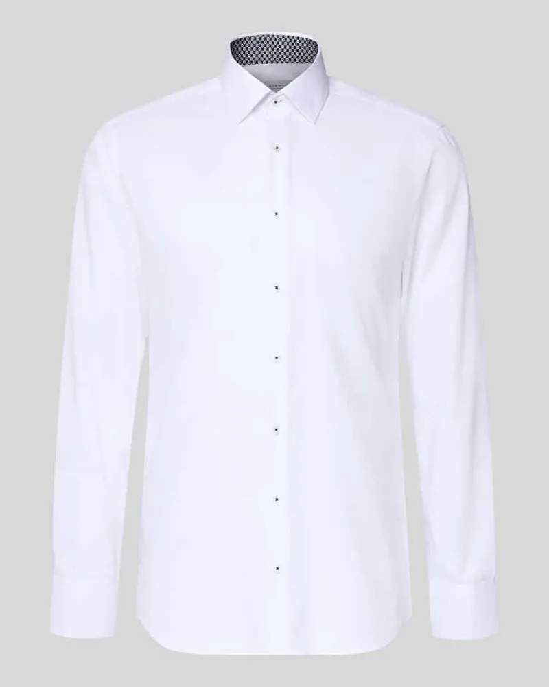 Eterna Slim Fit Business-Hemd mit Kentkragen 