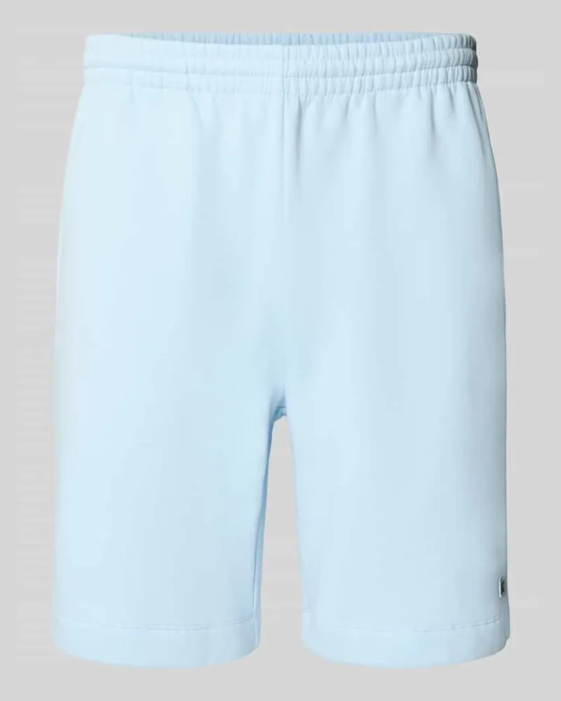 Lacoste Regular Fit Sweatshorts aus Baumwoll-Mix 