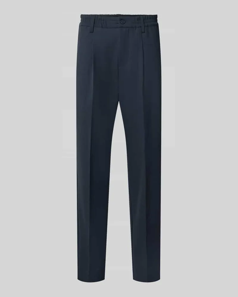 Casual Friday Stoffhose mit Bügelfalte Modell 'MARC Marine