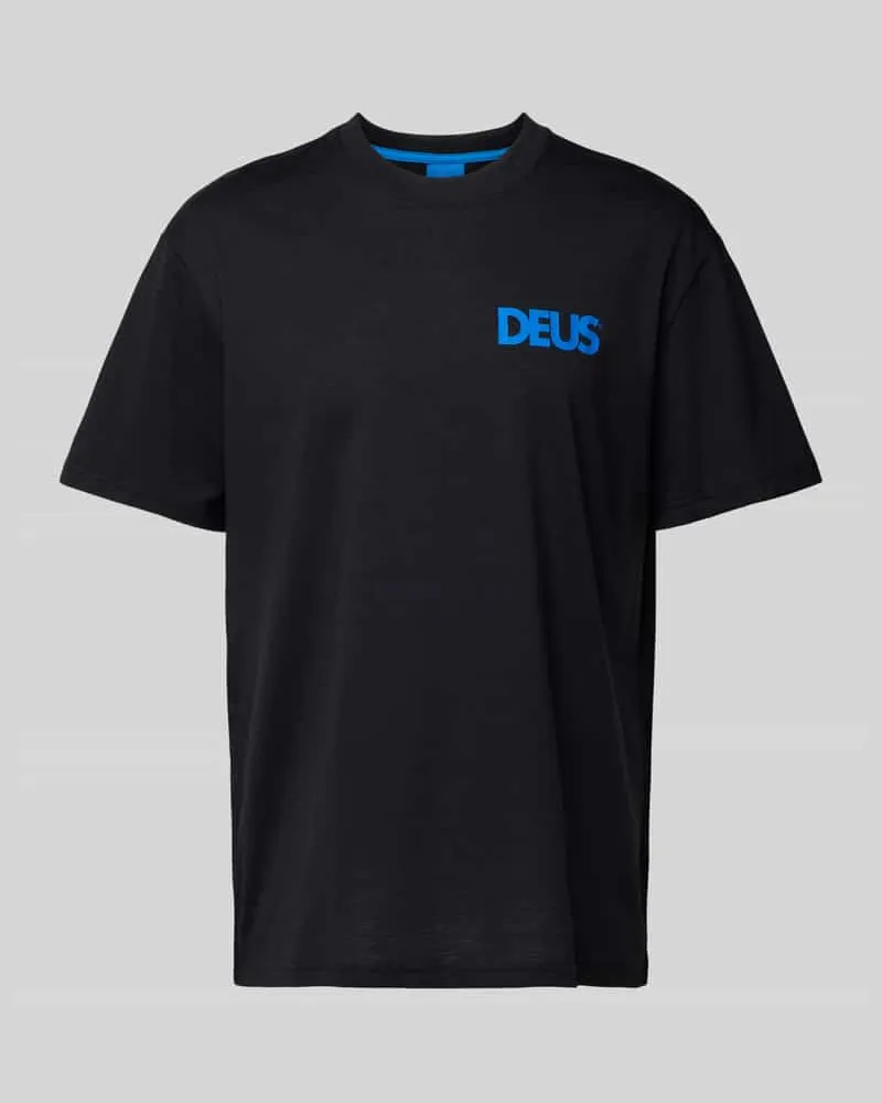 Deus Ex Machina T-Shirt mit Rundhalsausschnitt Black