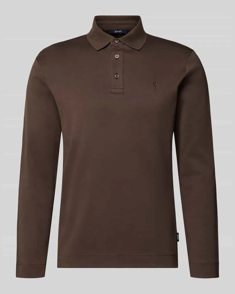 JOOP! Modern Fit Poloshirt aus reiner Baumwolle Modell 'Perolo Schoko