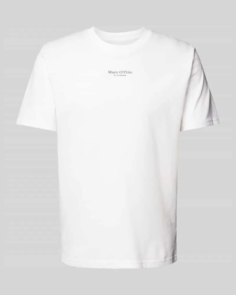 Marc O'Polo Regular Fit T-Shirt aus reiner Baumwolle 
