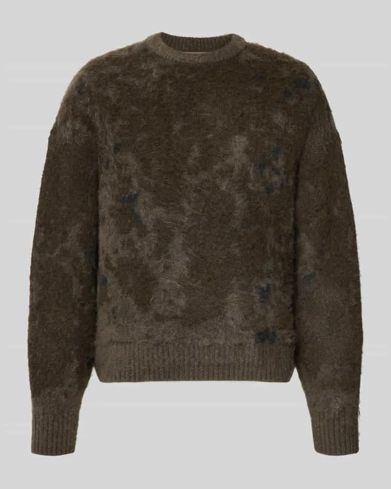 Only & Sons Pullover mit gerippten Abschlüssen Schlamm
