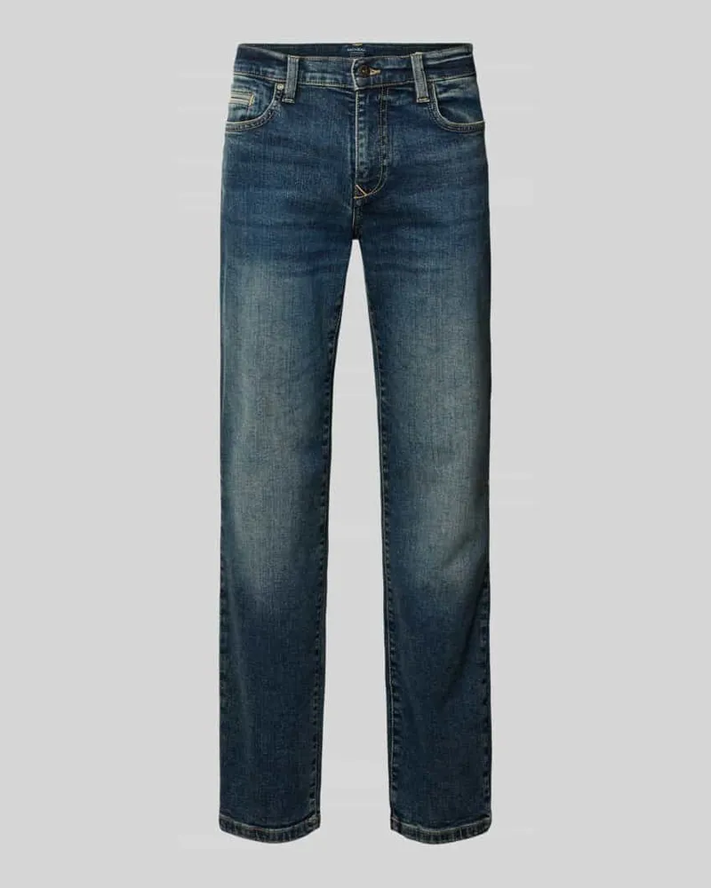 McNeal Regular Fit Jeans mit Eingrifftaschen Bleu
