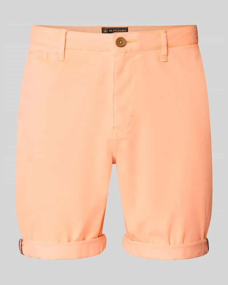Superdry. Regular Fit Shorts mit Münztasche Apricot