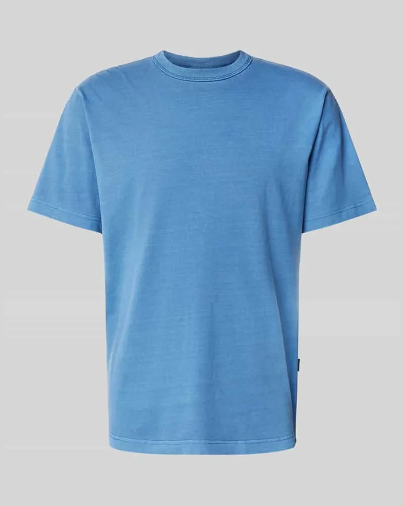 Selected Homme T-Shirt aus reiner Baumwolle Modell 'DIEGO Ocean