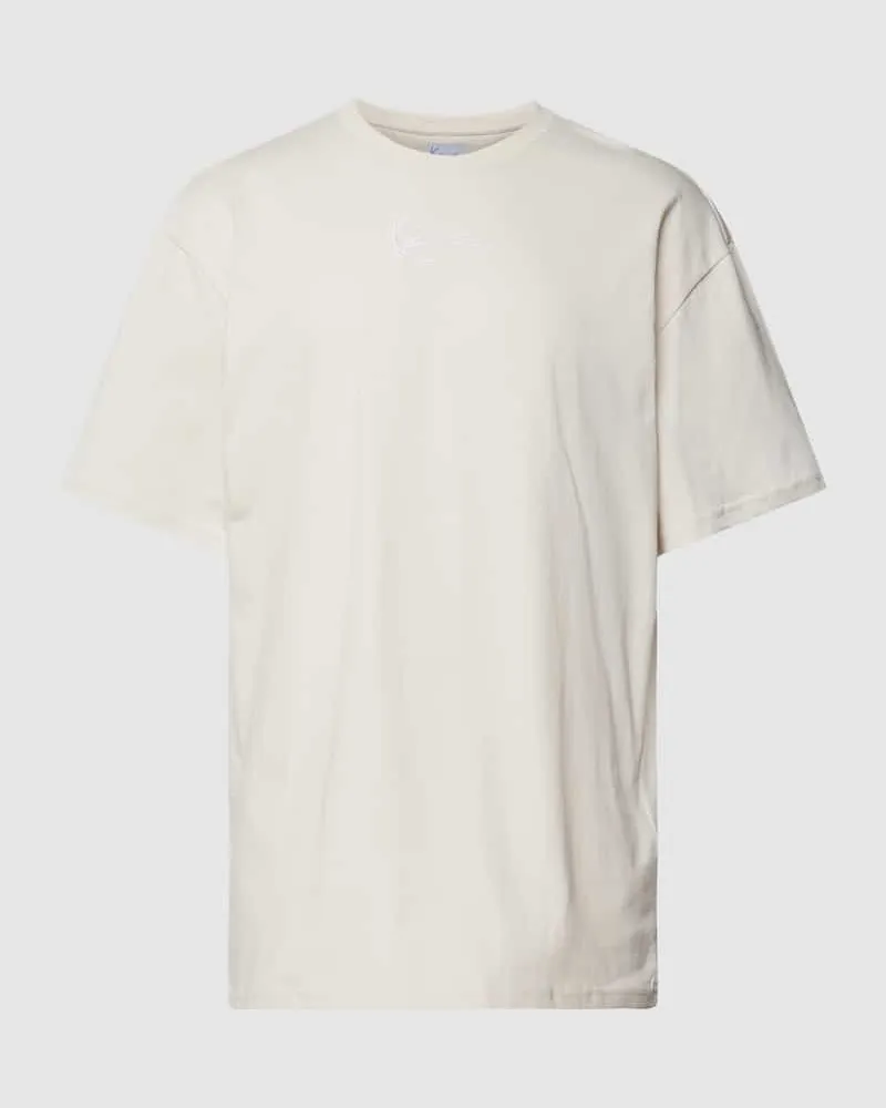 Karl Kani T-Shirt mit Label-Stitching Offwhite