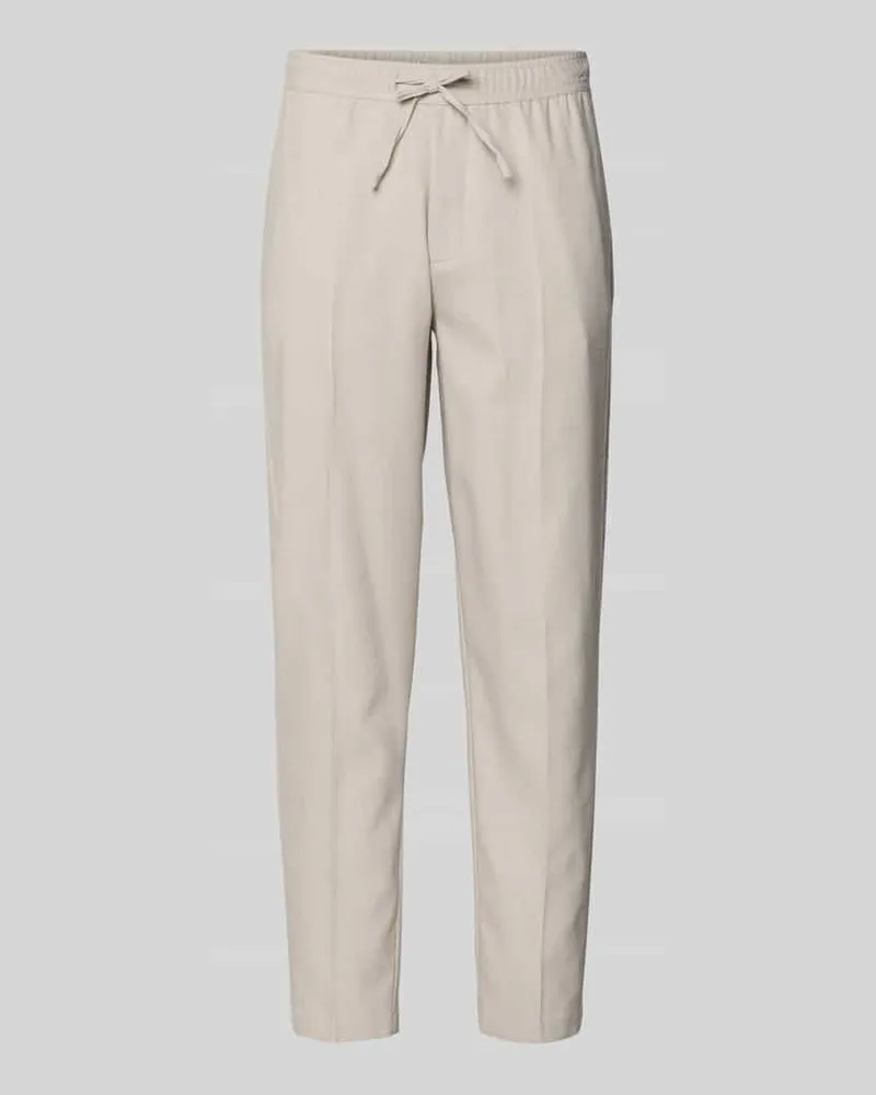 Casual Friday Hose mit elastischem Bund Modell 'PILOU Beige