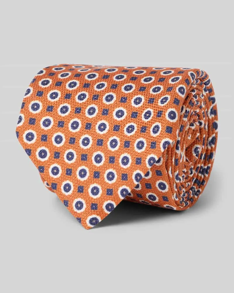 Altea Krawatte mit Label-Detail Modell 'Isonzo Orange