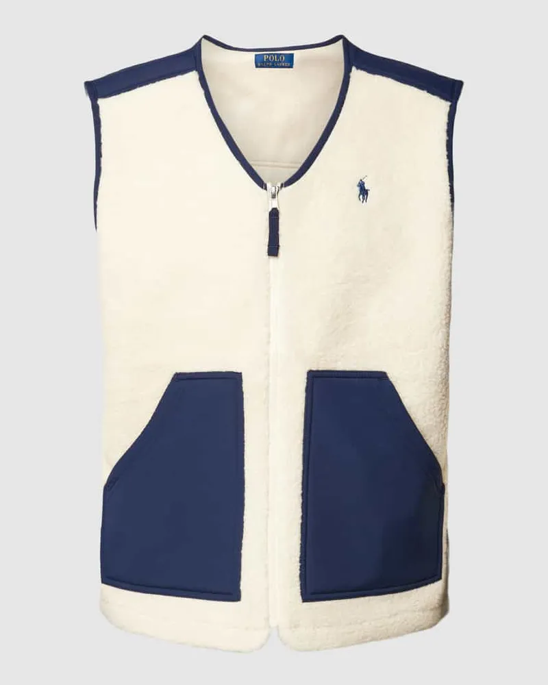 Ralph Lauren Weste mit Label-Details Beige