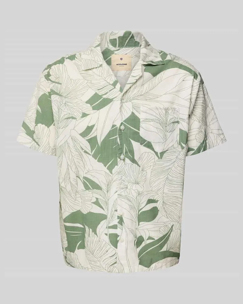 Jack & Jones Regular Fit Freizeithemd mit Brusttasche Modell 'BLUBAHAMAS Lind