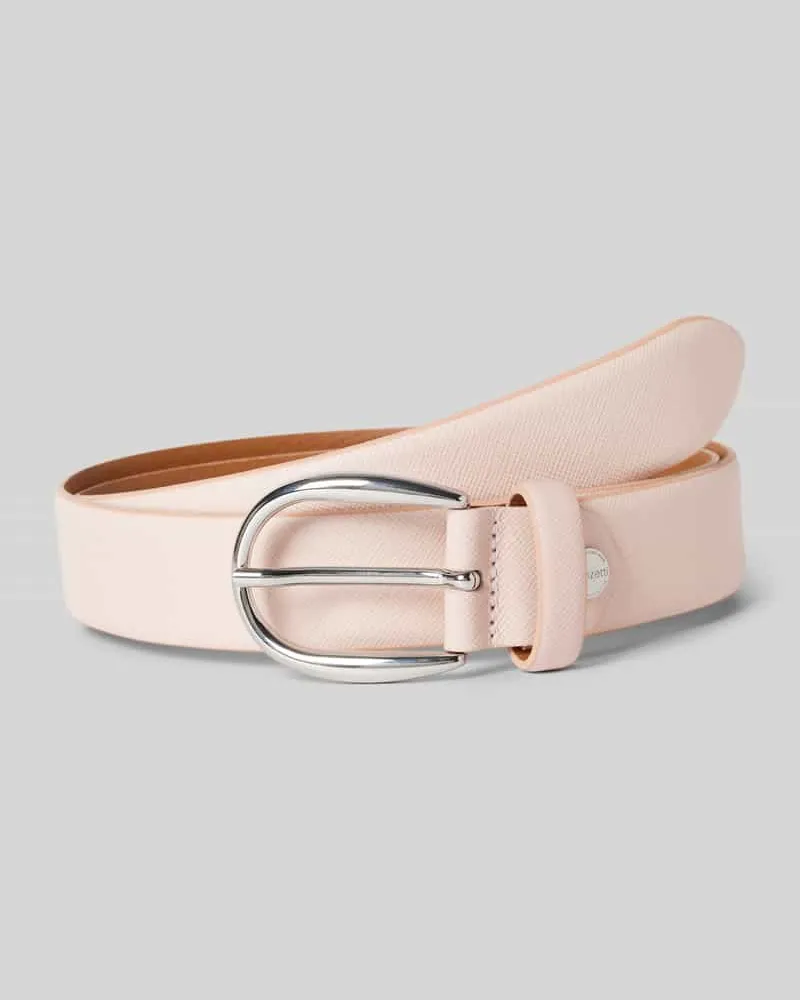Vanzetti Gürtel aus Leder mit Dornschließe Rosa