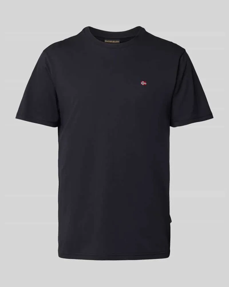 Napapijri T-Shirt mit Label-Stitching 