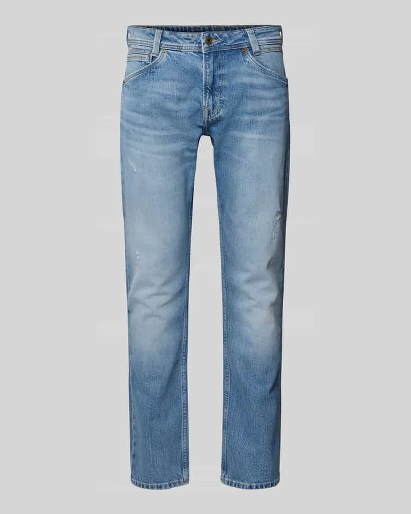 Pepe Jeans Tapered Fit Jeans aus Baumwoll-Mix 