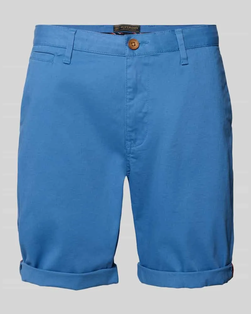 Superdry. Regular Fit Shorts mit Münztasche Royal
