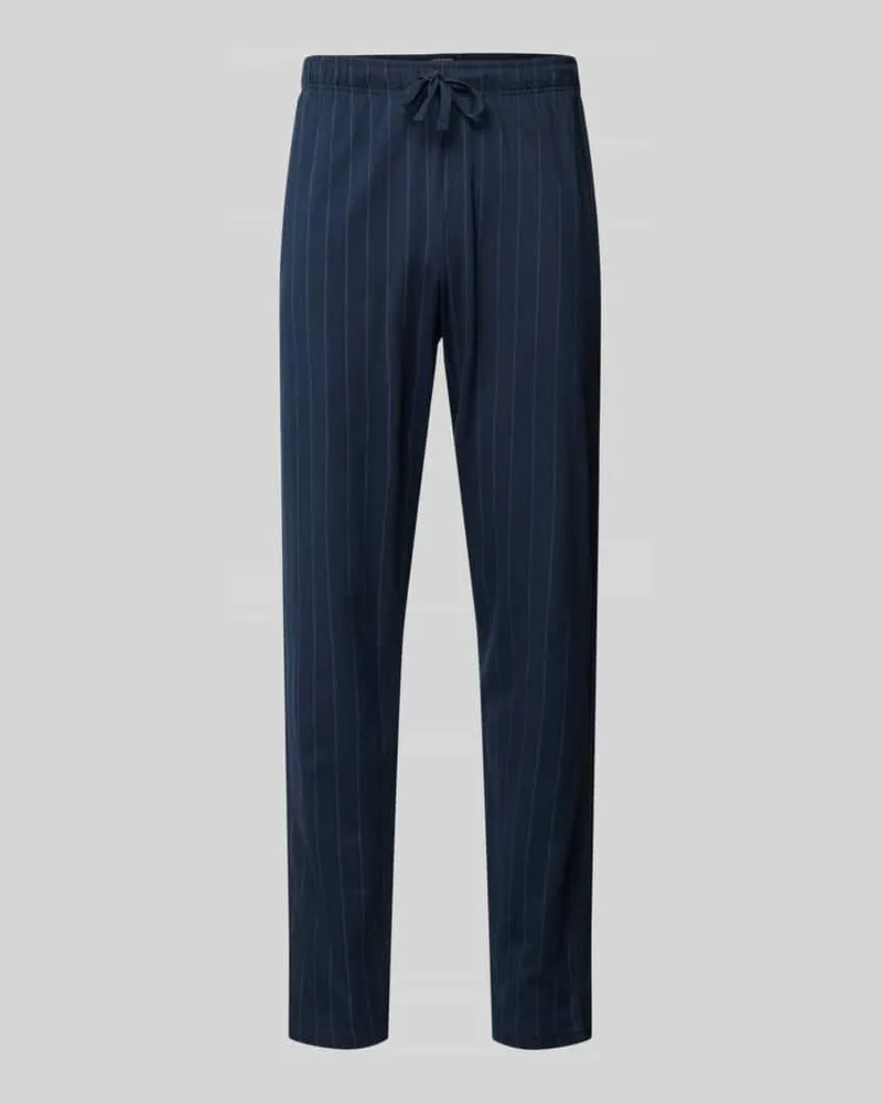 Schiesser Sweatpants mit Eingrifftaschen Dunkelblau