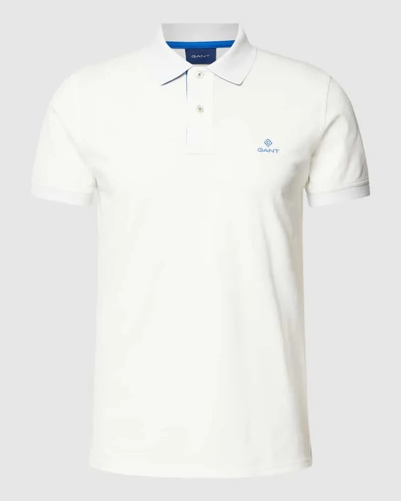 Gant Poloshirt mit Label-Stitching 