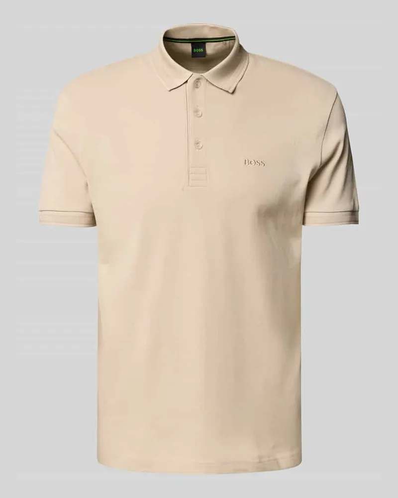 HUGO BOSS Regular Fit Poloshirt mit Label-Stitching Modell 'PADDY 
