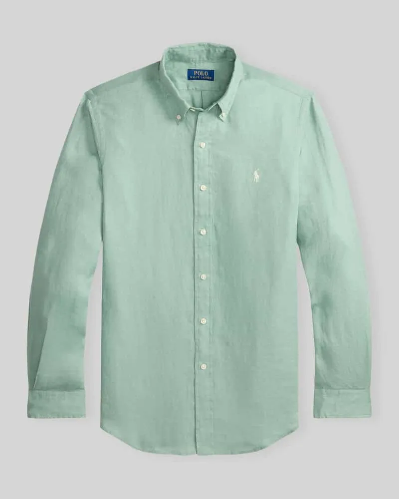 Ralph Lauren Relaxed Fit Freizeithemd aus reinem Leinen Mint