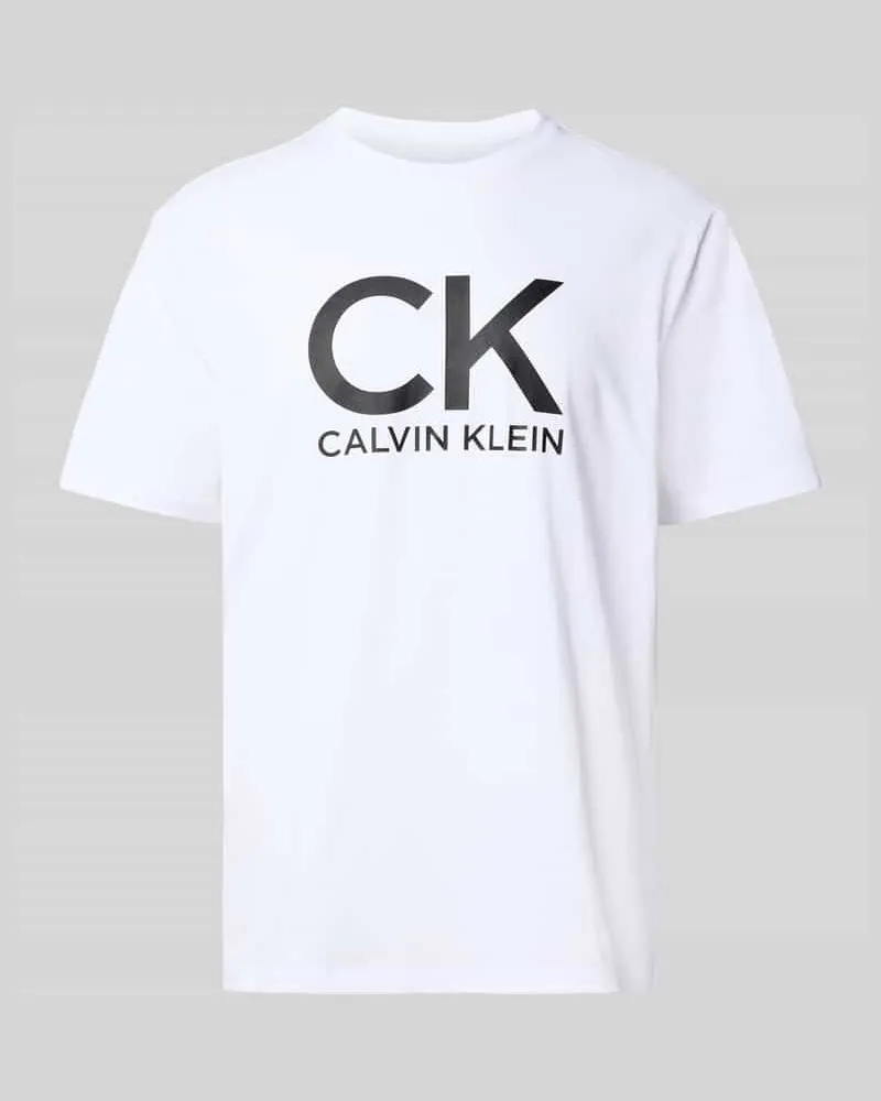 Calvin Klein T-Shirt mit Label-Print 