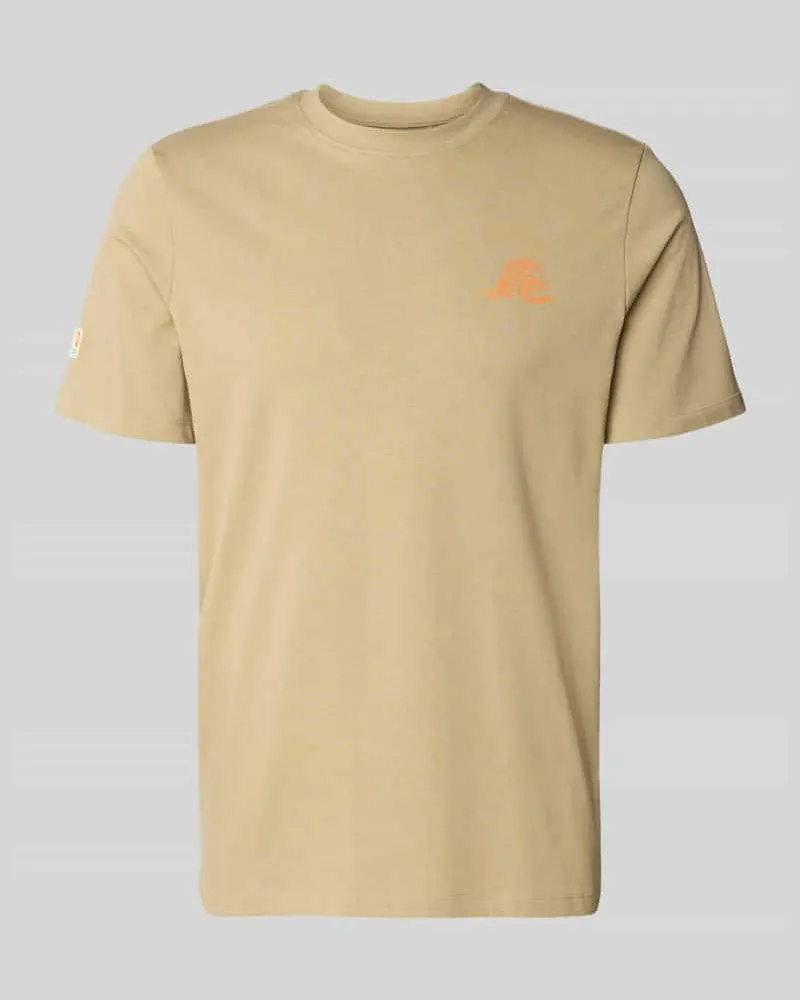 Blend T-Shirt mit Motiv-Print Modell 'SUN SURF Beige